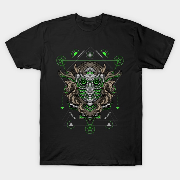 Dark owl T-Shirt by Applesix
